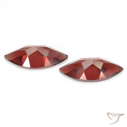 Pyrope Garnet Gemstones in 12.1 x 6 mm Size for Sale, Pyrope Garnet Stones in Sangria Red Color