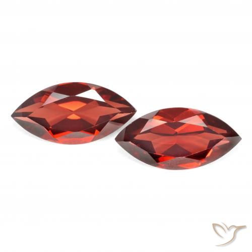 3.82ctw Natural Medium Red Pyrope Garnet, Marquise, VVS-VS