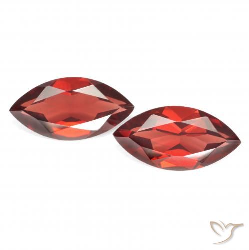 3.93 ct Marquise Cut Pyrope Garnet, 12.2 x 6.1 mm From Mozambique, Photo A