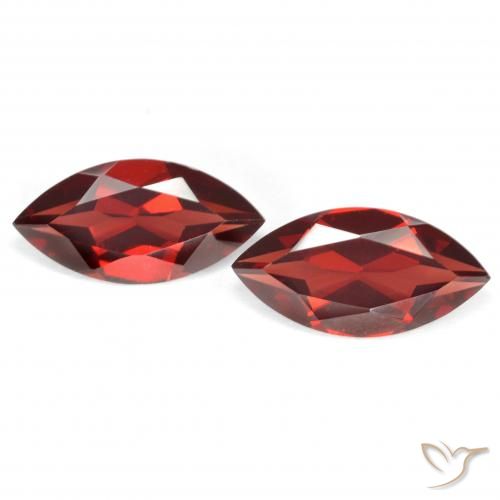 4.24 ct Marquise Cut Pyrope Garnet, 12.2 x 6.2 mm From Mozambique, Photo A