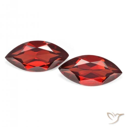 4.17ctw Natural Medium Red Pyrope Garnet, Marquise, VVS-VS