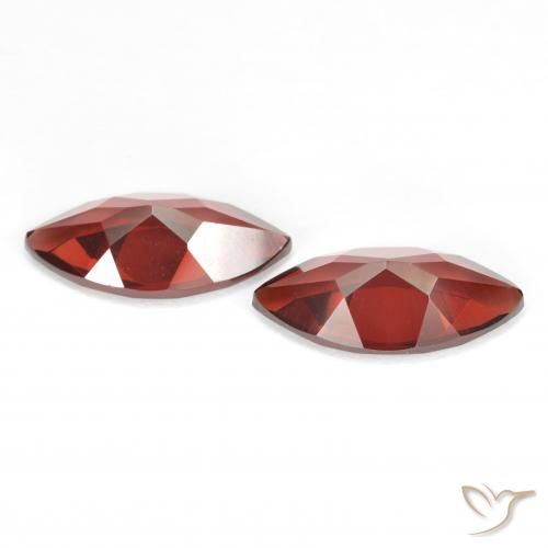 Pyrope Garnet Gemstones in 12 x 6 mm Size for Sale, Pyrope Garnet Stones in Sangria Red Color