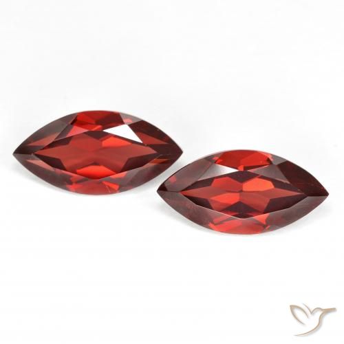 4.41ctw Natural Currant Red Pyrope Garnet, Marquise, VVS-VS
