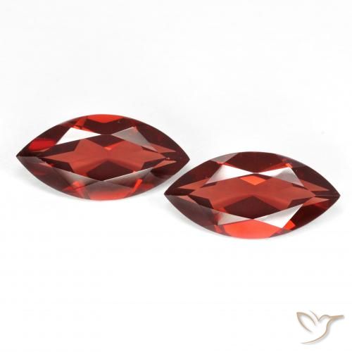3.83ctw Natural Sangria Red Pyrope Garnet, Marquise, VVS-VS