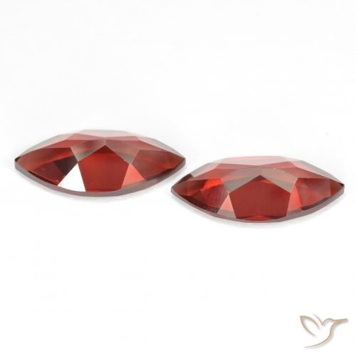 Pyrope Garnet Gemstones in 12.1 x 6 mm Size for Sale, Pyrope Garnet Stones in Sangria Red Color