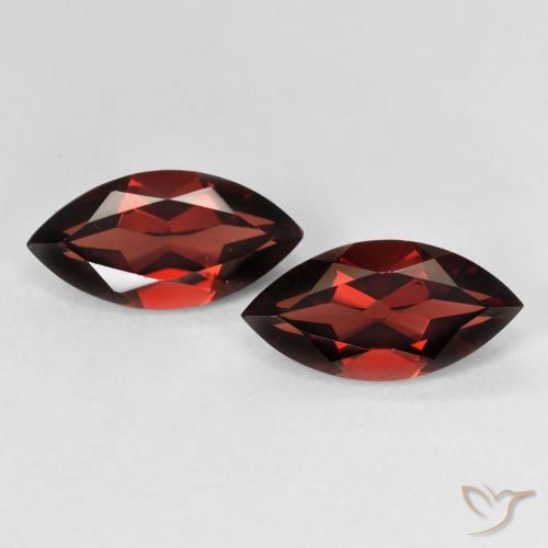 4.37ctw Natural Medium Red Pyrope Garnet, Marquise, VVS-VS