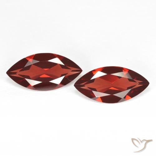3.47ctw Natural Sangria Red Pyrope Garnet, Marquise, VVS-VS