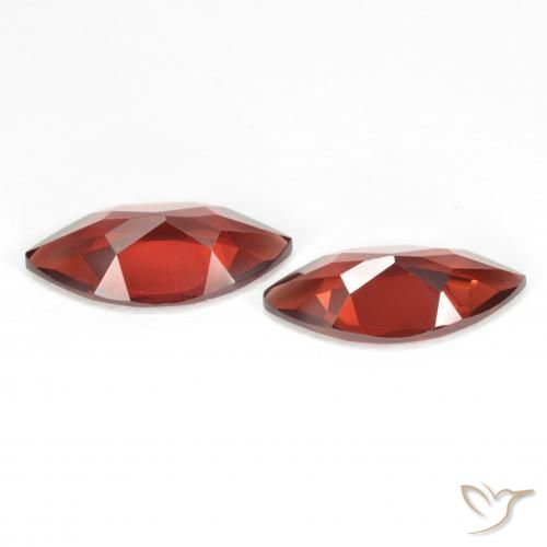 Pyrope Garnet Gemstones in 12.1 x 6 mm Size for Sale, Pyrope Garnet Stones in Sangria Red Color