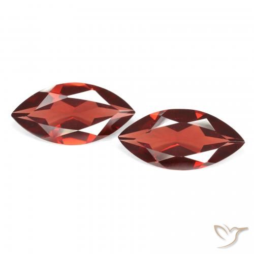 3.43 ct Marquise Cut Pyrope Garnet, 12.2 x 5.9 mm From Mozambique, Photo A