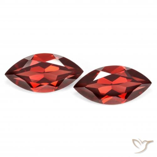 4.47ctw Natural Sangria Red Pyrope Garnet, Marquise, VVS-VS