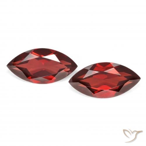 4.41ctw Natural Currant Red Pyrope Garnet, Marquise, VVS-VS