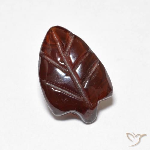 3.23 ct Carved Pyrope Garnet, 12.4 x 8.2 mm From Mozambique, Photo A
