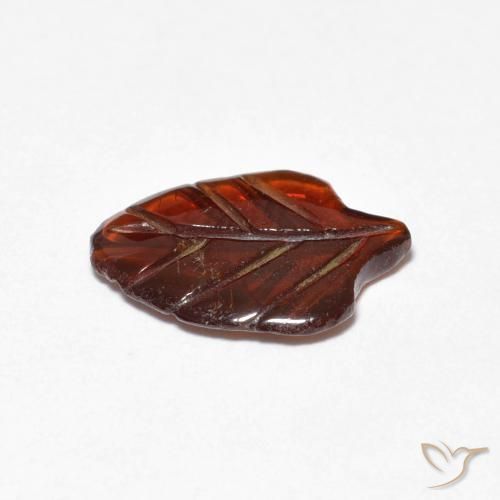 Pyrope Garnet Gemstone in 11.9 x 8.6 mm Size for Sale, Pyrope Garnet Stone in Reddish Orange Color