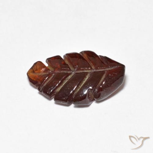Pyrope Garnet Gemstone in 12.5 x 8.2 mm Size for Sale, Pyrope Garnet Stone in Deep Orange Color