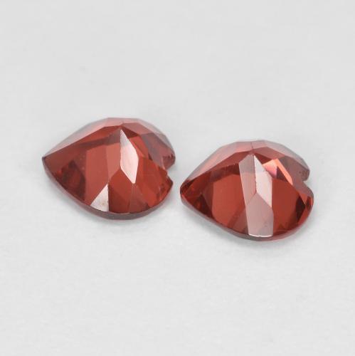 Pyrope Garnet Gemstones in 5 x 5 mm (calibrated) Size for Sale, Pyrope Garnet Stones in Scarlet Red Color