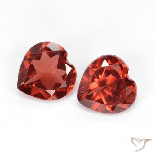 1.09ctw Natural Currant Red Pyrope Garnet, Heart, VVS-VS