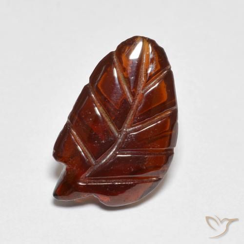 3.07 ct Carved Pyrope Garnet, 13.9 x 8.5 mm From Mozambique, Photo A