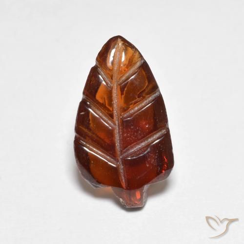 3.26 ct Carved Pyrope Garnet, 14.2 x 8 mm From Mozambique, Photo A