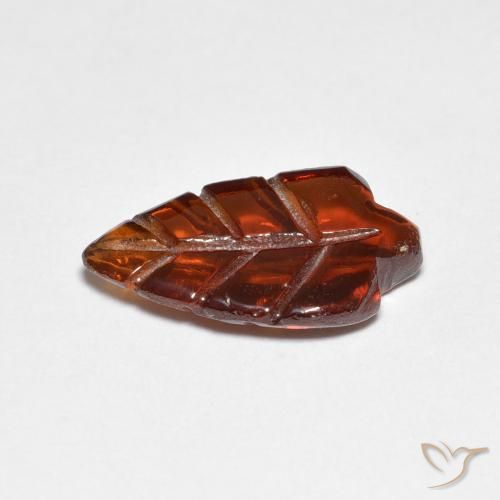Pyrope Garnet Gemstone in 14.2 x 8 mm Size for Sale, Pyrope Garnet Stone in Dark Orange Color