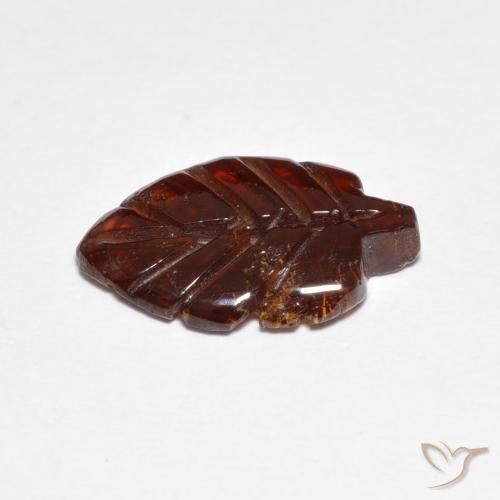 Pyrope Garnet Gemstone in 14 x 9 mm (calibrated) Size for Sale, Pyrope Garnet Stone in Reddish Orange Color