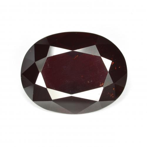 10,78 ct ovaler roter Granat aus Tansania, Größe 16,2 x 12,6mm, natürlicher Edelstein, VVS-VS Reinheit, 1 Stück ovaler Granat, Mohs-Härte von 6,5 - 7,5 Geeignet für den täglichen Gebrauch im Schmuck , Sternzeichen Wassermann, Photo A