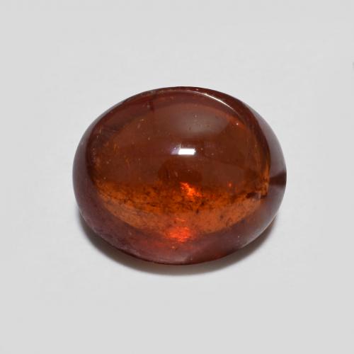 3.76 ct Red Pyrope Garnet Gemstone, Pyrope Garnet Gem in Oval Cabochon Shape for Sale.