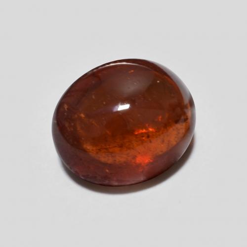 3.76 ct Red Pyrope Garnet Stone, Natural Pyrope Garnet in Oval Cabochon Shape for Sale