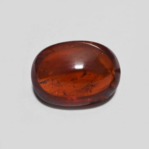 Granato piropo Ovale cabochon da 4,3 ct dal Mozambico, dimensione 10,8 x 7,9mm, purezza Transparent, pietra preziosa naturale non trattati, Granato piropo 1pc in colore Rosso scuro, durezza Mohs di 6,5 - 7,5 adatto per gioielli da indossare ogni giorno, Photo A
