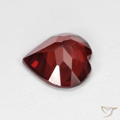 Pyrope Garnet Gemstone in 8 x 8 mm (calibrated) Size for Sale, Pyrope Garnet Stone in Medium Red Color