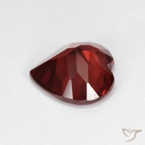 Pyrope Garnet Gemstone in 8 x 8 mm (calibrated) Size for Sale, Pyrope Garnet Stone in Dark Red Color