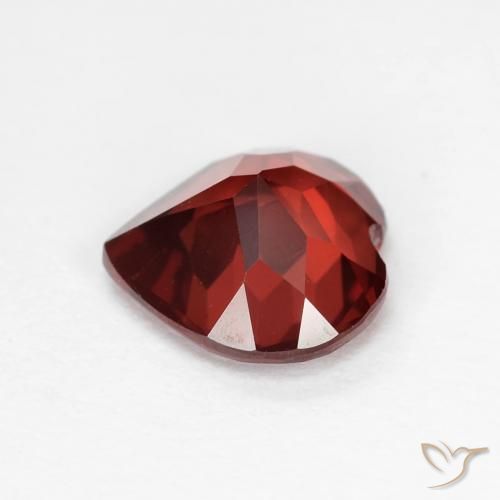 Pyrope Garnet Gemstone in 8 x 8 mm (calibrated) Size for Sale, Pyrope Garnet Stone in Currant Red Color