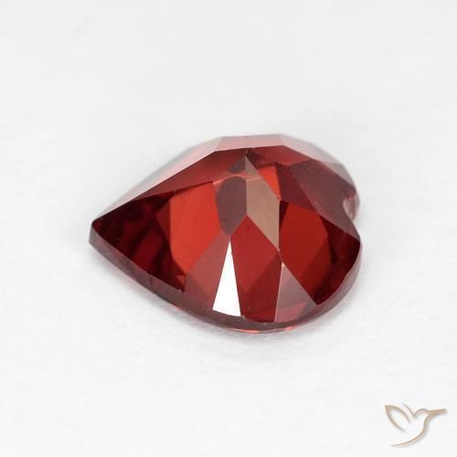 Pyrope Garnet Gemstone in 8 x 8 mm (calibrated) Size for Sale, Pyrope Garnet Stone in Medium Red Color