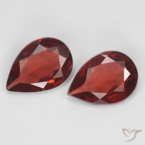 1.18ctw Natural Deep Blood Red Pyrope Garnet, Pear Shape, VVS-VS