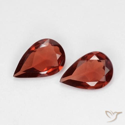 1.14ctw Natural Deep Scarlet Red Pyrope Garnet, Pear Shape, VVS-VS