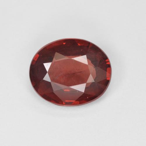 2.01 ct Red Pyrope Garnet Gemstone, Pyrope Garnet Gem in Oval Facet Shape for Sale.