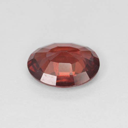 Pyrope Garnet Gemstone in 9.2 x 7.5 mm Size for Sale, Pyrope Garnet Stone in Deep Red Color