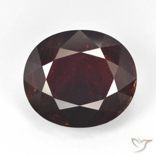15.99 ct Oval Cut Pyrope Garnet, 15.2 x 13.1 mm From Madagascar, Photo A
