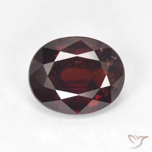 3.93 ct Oval Cut Pyrope Garnet, 10.3 x 8.4 mm From Mozambique, Photo A