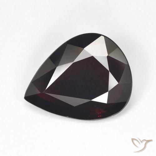 4.28ct Natural Mahogany Red Pyrope Garnet, Pear Shape, VVS