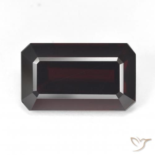 11.9 ct Octagon Cut Pyrope Garnet, 16 x 9.5 mm From Mozambique, Photo A