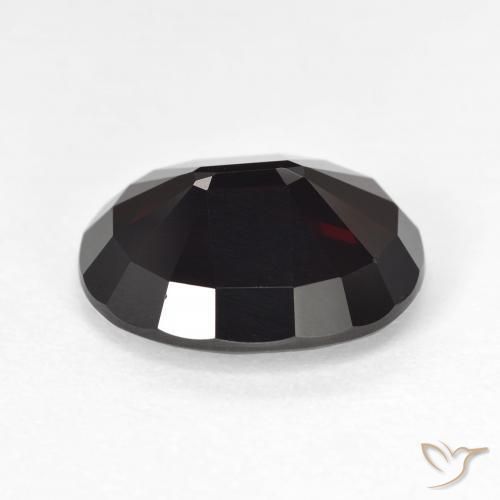 Pyrope Garnet Gemstone in 13.4 x 11.5 mm Size for Sale, Pyrope Garnet Stone in Mahogany Red Color