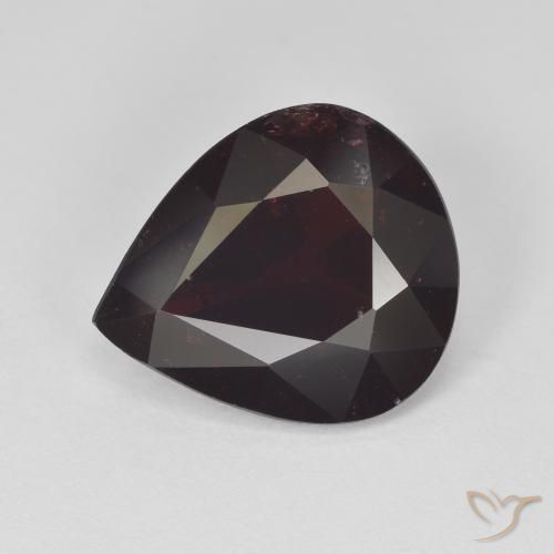 7.04 ct Pear Cut Pyrope Garnet, 13.8 x 11.9 mm From Mozambique, Photo A