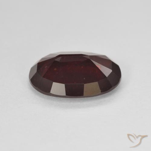 Pyrope Garnet Gemstone in 11.7 x 9.1 mm Size for Sale, Pyrope Garnet Stone in Deep Red Color