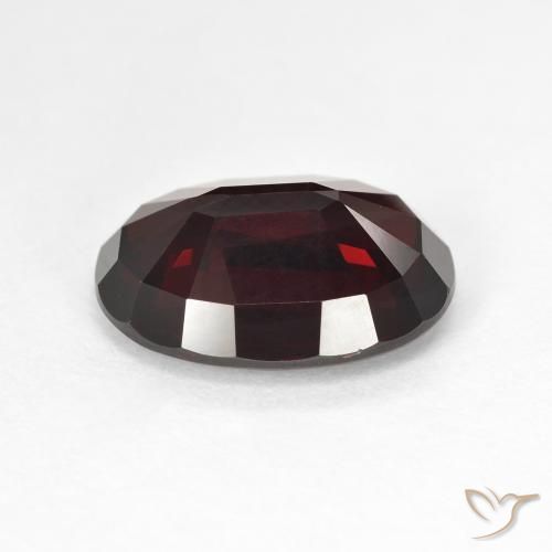 Pyrope Garnet Gemstone in 13.4 x 10.3 mm Size for Sale, Pyrope Garnet Stone in Blackish Red Color