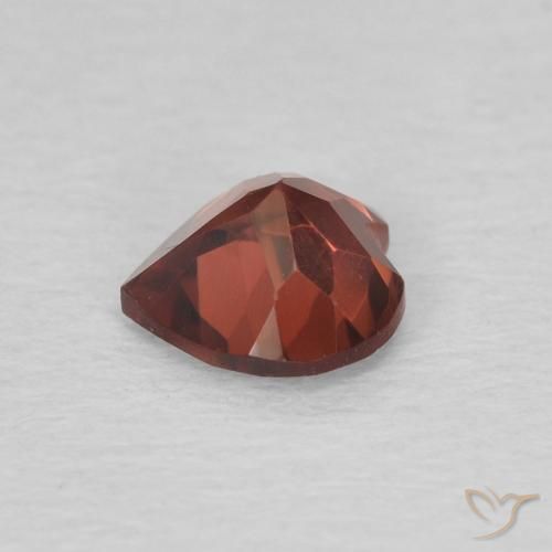 Pyrope Garnet Gemstone in 5.3 x 5.2 mm Size for Sale, Pyrope Garnet Stone in Currant Red Color