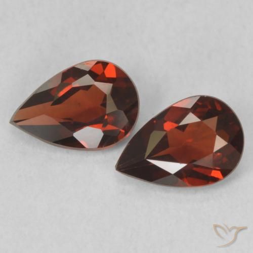 1.18ctw Natural Sangria Red Pyrope Garnet, Pear Shape, VVS-VS