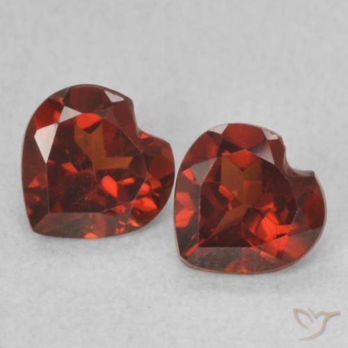 1.07ctw Natural Currant Red Pyrope Garnet, Heart, VVS-VS