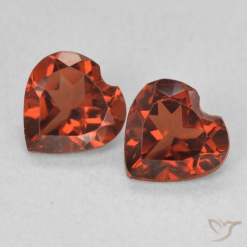 1.09ctw Natural Intense Red Pyrope Garnet, Heart, VVS-VS