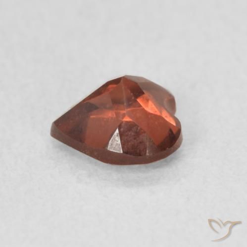 Pyrope Garnet Gemstone in 5 x 5 mm (calibrated) Size for Sale, Pyrope Garnet Stone in Orange Red Color