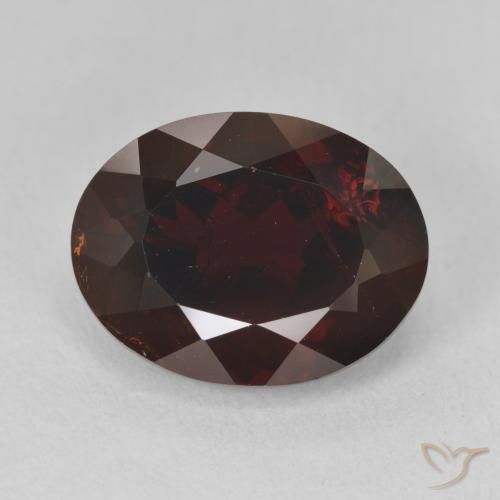 9.43ct Natural Blackish Red Pyrope Garnet, Oval, VS-SI